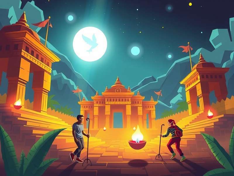 Ancient Temple Sprint Diwali special edition Ancient Temple Sprint Diwali event